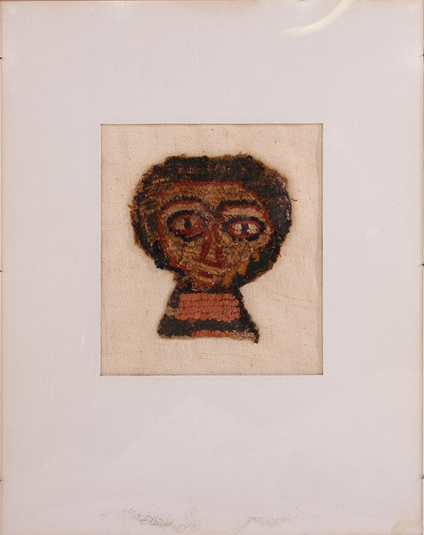 4-7TH C. AD WOOL/LINEN COPTIC CHRISTIAN FRAGMENT (1 of 3)