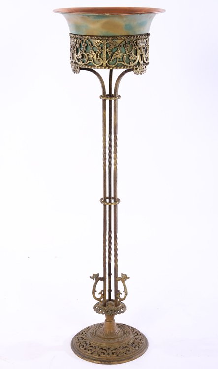 OSCAR BACH BRONZE IRON PLANTER 1910 (1 of 4)