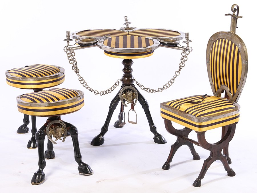 HERMES EQUESTRIAN THEME GROUPING CIRCA 1890 (1 of 7)