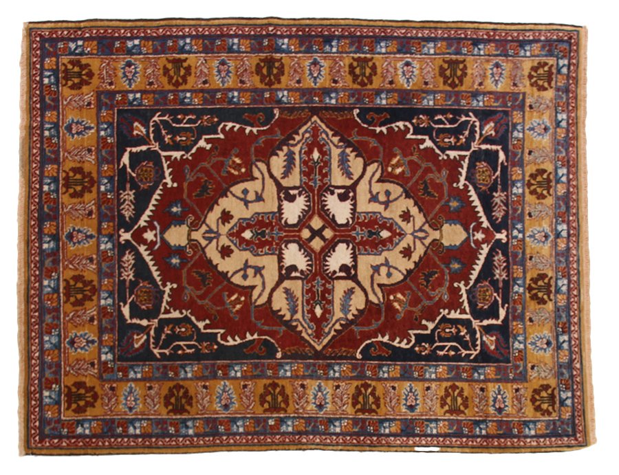 PESHWAR SERAPI RUG 4'8" X 5'10" (1 of 4)