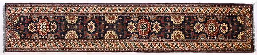 UZBEK SHIRVAN RUG RUNNER 2'8" X 14'8" (1 of 6)