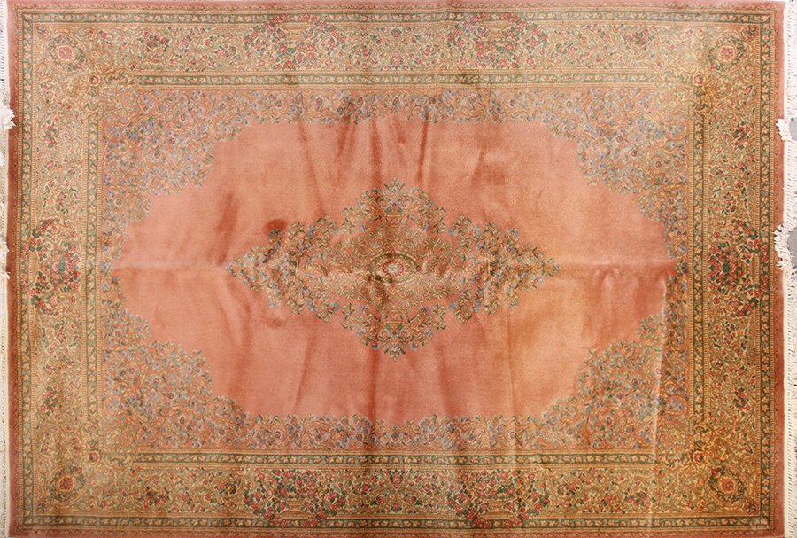 LARGE KERMAN ROOM SIZE ORIENTAL RUG (1 of 5)