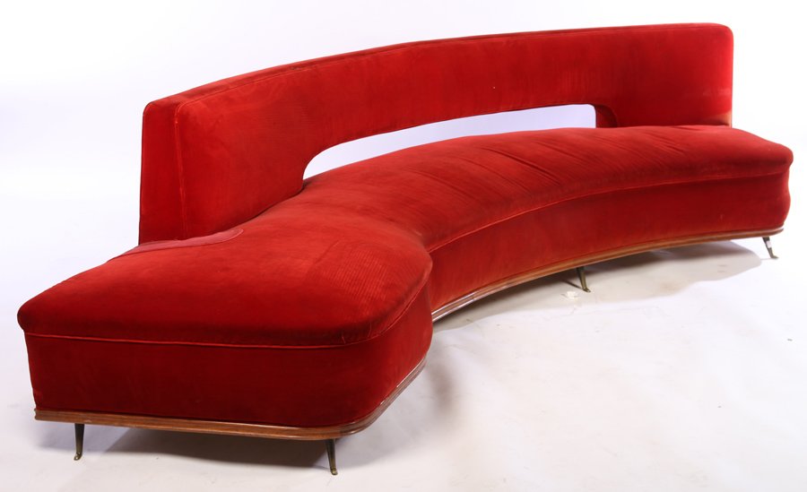ITALIAN MID CENTURY SOFA FREDERICO MUNARI C.1950 (1 of 4)