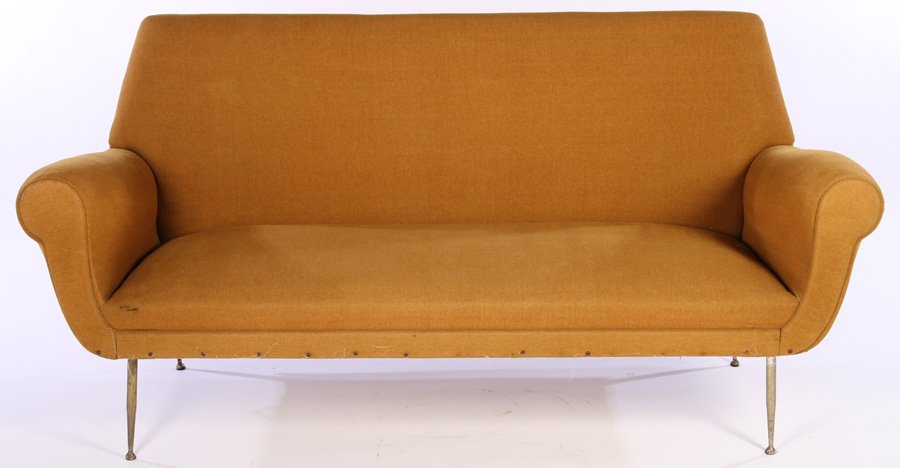 ITALIAN MID CENTURY UPHOLSTERED SOFA 1960 (1 of 4)
