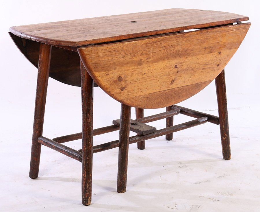 OLD HICKORY DROP LEAF RUSTIC ADIRONDACK TABLE (1 of 5)