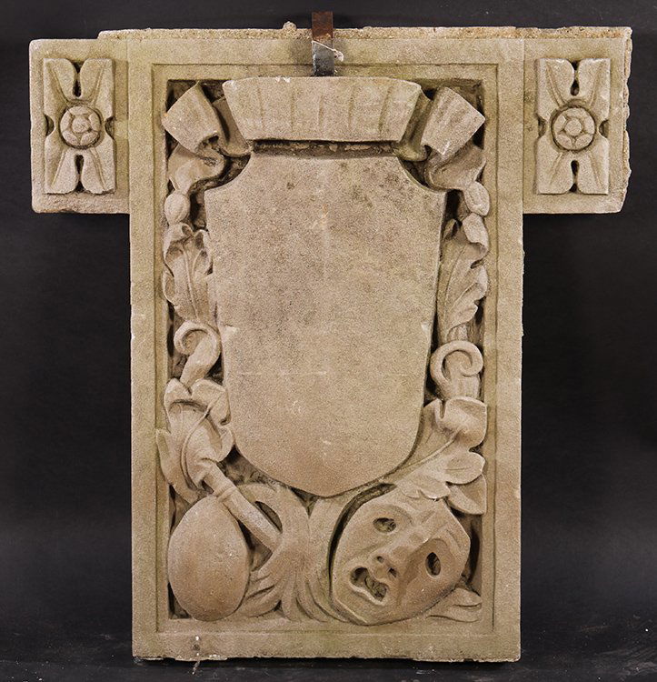 CARVED STONE ARCHITECTURAL ELEMENT 1900 (1 of 5)