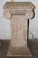 PAIR CARVED MARBLE CORINTHIAN FORM CAPITALS - 3