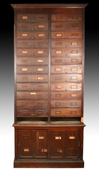 UNUSUAL 2 PART MAHOGANY STORE FIXTURE SHEET MUSIC (1 of 4)