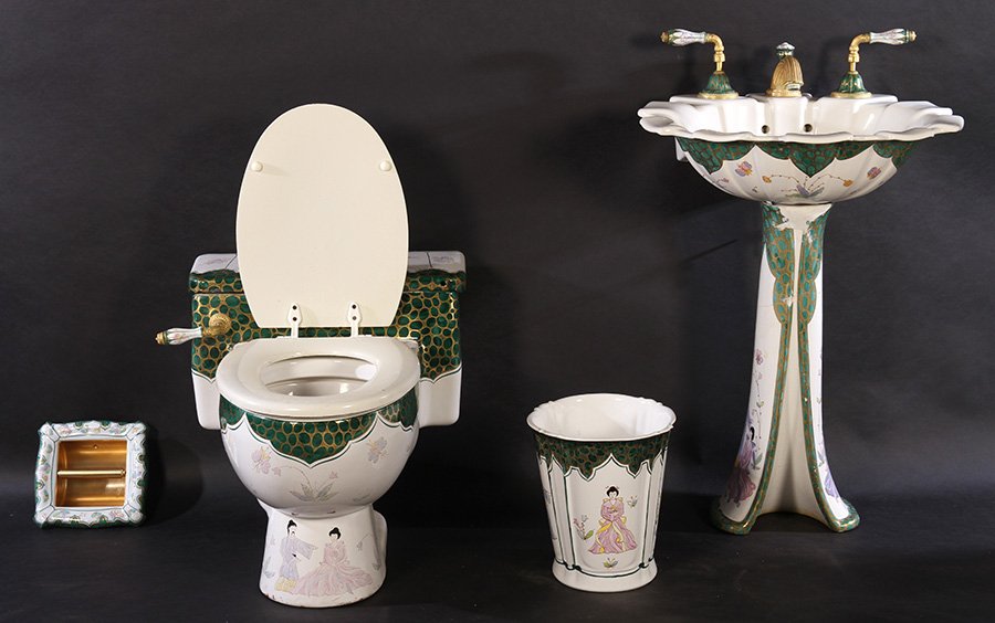 SHERLE WAGNER BATHROOM SINK & ACCESSORIES (1 of 6)