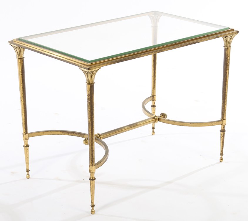 BRONZE OCCASIONAL TABLE JANSEN STYLE CIRCA 1940 (1 of 5)