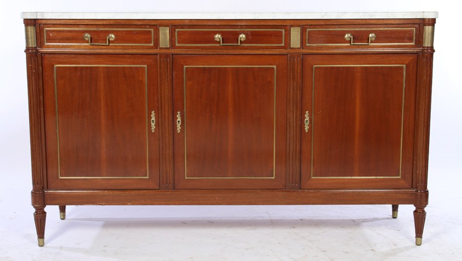 DIRECTOIRE MAHOGANY BRONZE MOUNT SIDEBOARD 1940 (1 of 4)