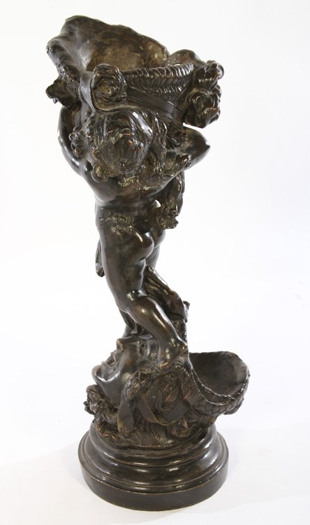 BAROQUE STYLE FOUNTAIN OR PLANTER CIRCA 1910 (1 of 5)
