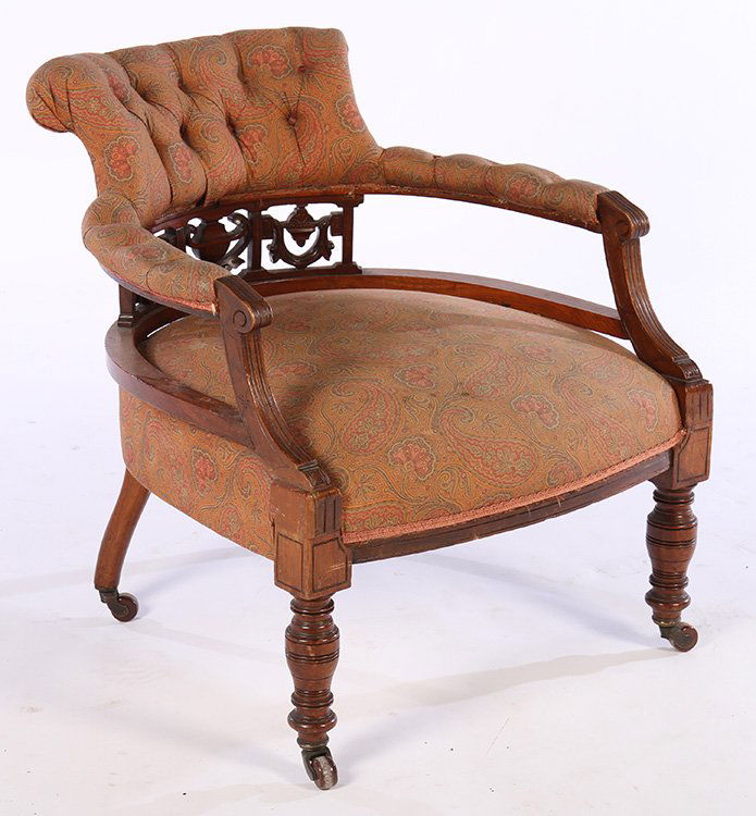 FRENCH NAPOLEON III ARMCHAIR  CIRCA 1890 (1 of 5)