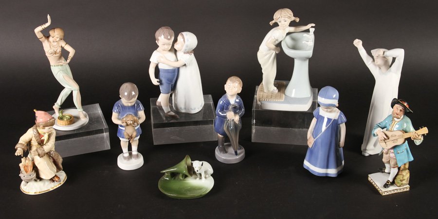10 PC PORCELAIN KPM LLADRO ROSENTHAL MEISSEN 1930 (1 of 7)