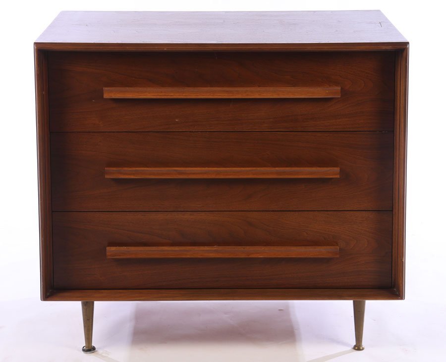 ROBSJOHN GIBBINGS WIDDICOMB 3 DRAWER CHEST 1950 (1 of 6)