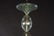 ITALIAN MODERN GREEN GLASS 4 ARM CHANDELIER 1970 - 2