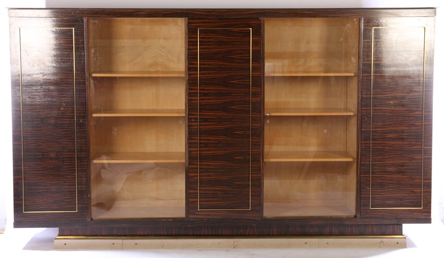 FRENCH MACASSAR & BRONZE CABINET 5 DOORS (1 of 5)