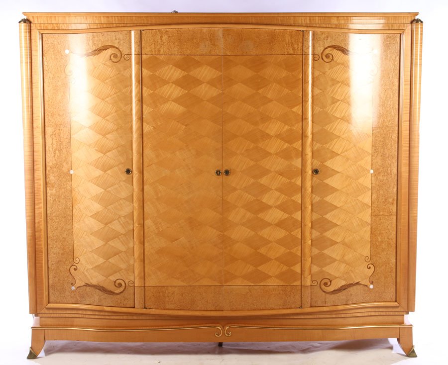 FRENCH DRESSING CABINET JULES LELEU 4 DOORS 1940 (1 of 6)