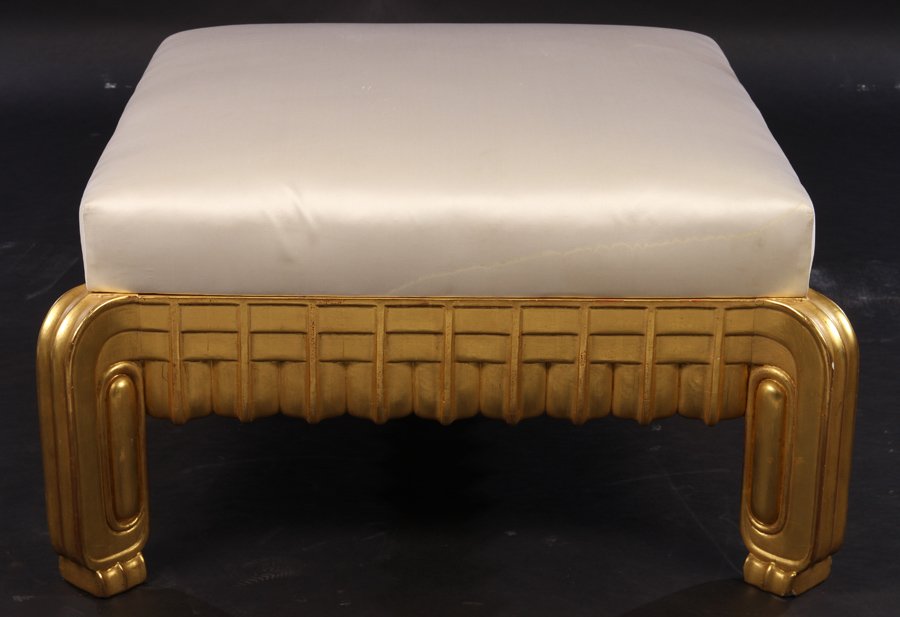 JOSEPH URBAN UPHOLSTERED OTTOMAN C.1931 (1 of 3)