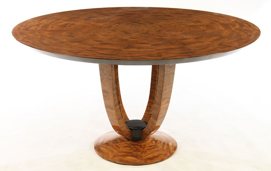 PACE ART DECO STYLE CIRCULAR DINING TABLE (1 of 4)