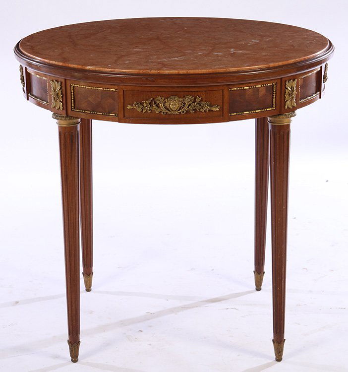 FRENCH BELLE EPOCH BRONZE MOUNTED GUERIDON 1910 (1 of 4)