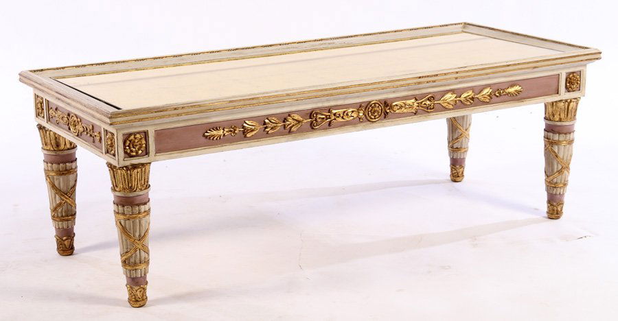 SIGNED JANSEN EMPIRE STYLE COFFEE TABLE C. 1940 (1 of 6)