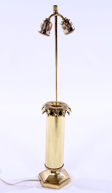 MAISON JANSEN BRONZE COLUMN FORM LAMP 1960 (1 of 3)