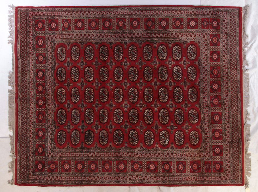 LARGE ROOM SIZED ORIENTAL RUG GEOMETRIC (1 of 4)