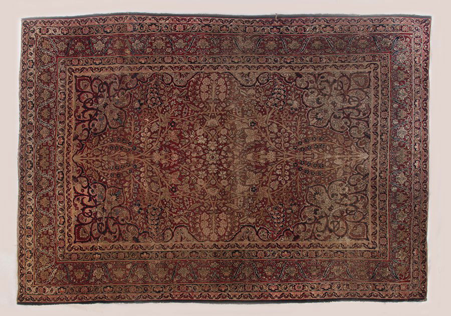 GOOD ANTIQUE PERSIAN ORIENTAL ROOM SIZE RUG (1 of 4)