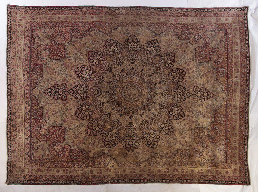 ANTIQUE PERSIAN ORIENTAL ROOM SIZE RUG (1 of 4)