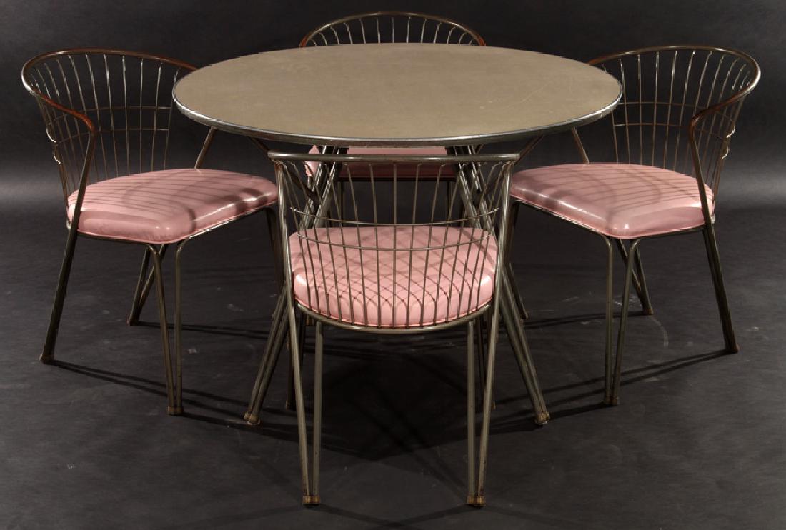 WROUGHT IRON GARDEN SET PASCAL MOURGUE 1960 (1 of 7)