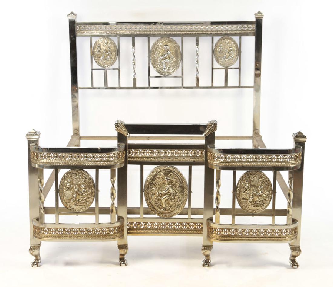 ART DECO POLISHED CHROME BED 1930 (1 of 7)