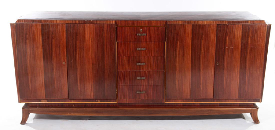 ART DECO SIDEBOARD 5 CENTRAL DRAWERS CABINET (1 of 5)