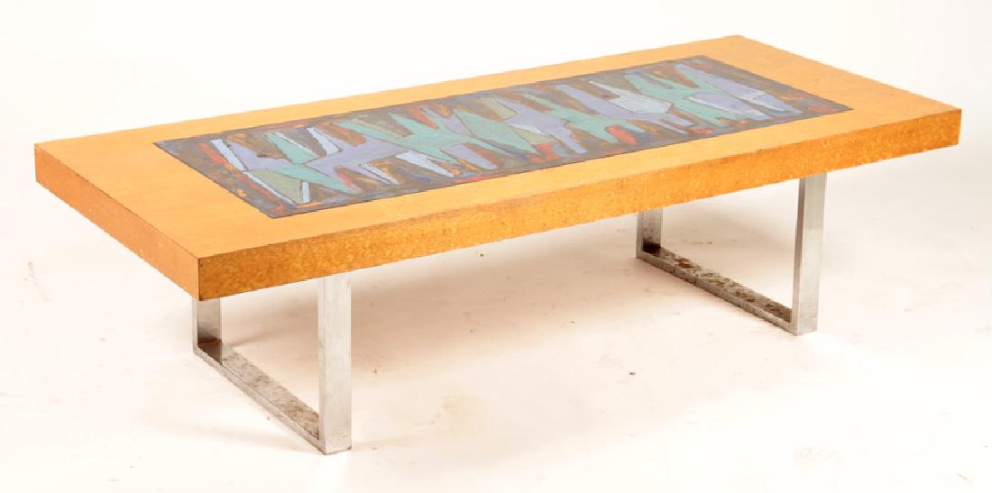 LARGE MID CENTURY COFFEE TABLE 1960 (1 of 5)