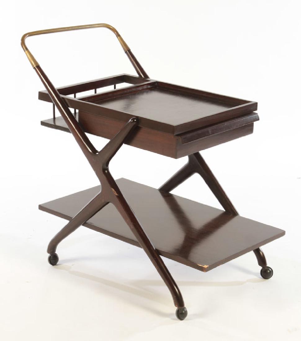 ITALIAN MID CENTURY DRINKS CART ICO PARISI 1970 (1 of 6)