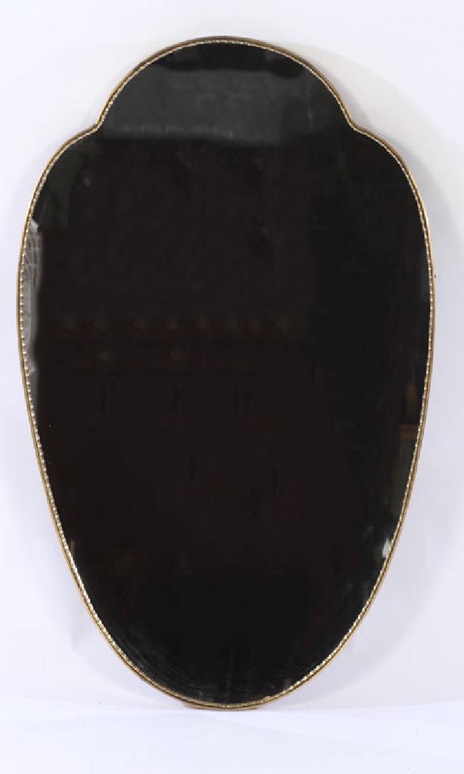 ITALIAN MID CENTURY MODERN BRASS MIRROR 1970 (1 of 3)