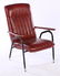 ITALIAN MODERN ARM CHAIR & MATCHING OTTOMAN 1960 - 2