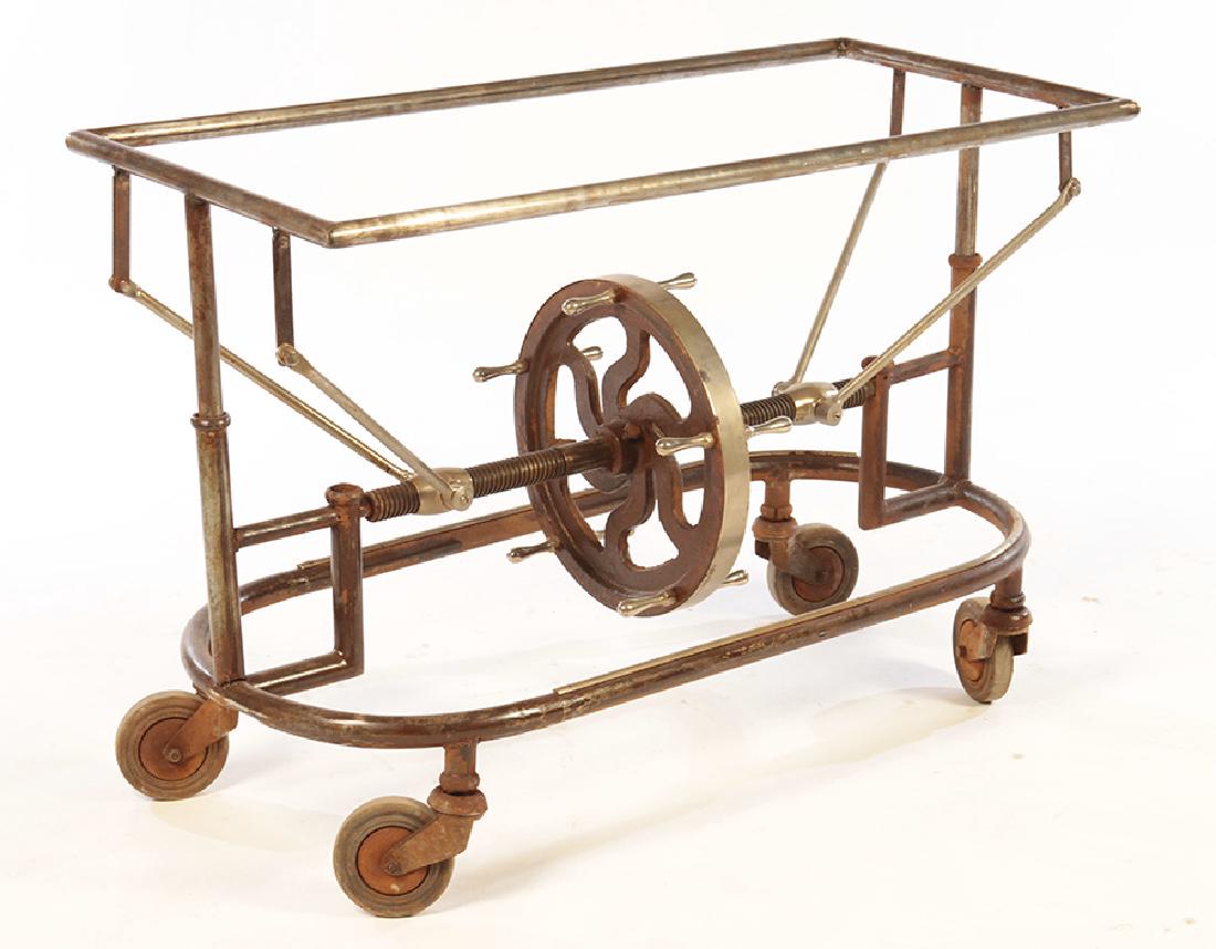 INDUSTRIAL METAL MECHANICAL TABLE BASE 1920 (1 of 4)