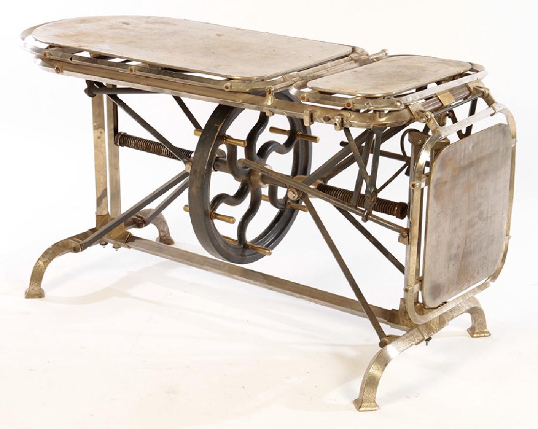 INDUSTRIAL MECHANICAL ADJUSTABLE TABLE BASE 1920 (1 of 5)