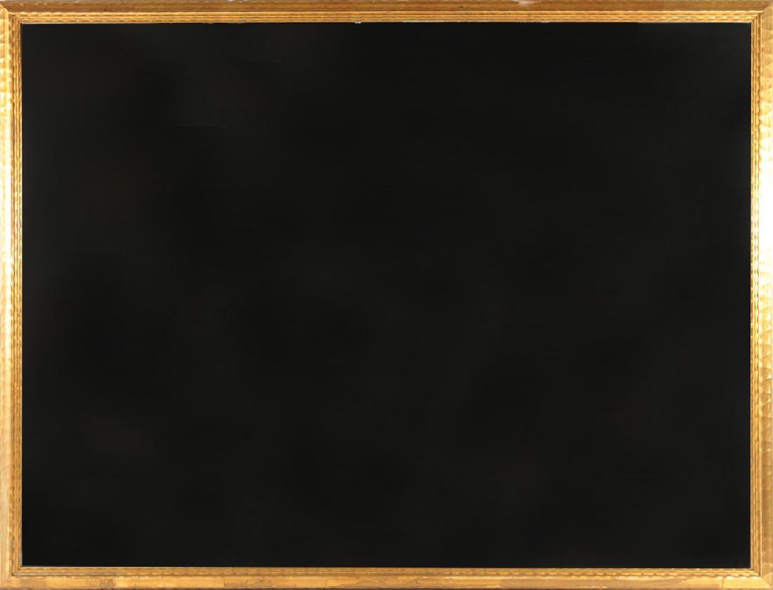 LARGE 19TH CENT. GILTWOOD CARVED MIRROR (1 of 2)