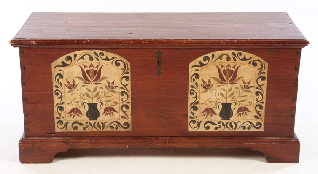 19TH CENTURY AMERICAN BLANKET CHEST (1 of 5)