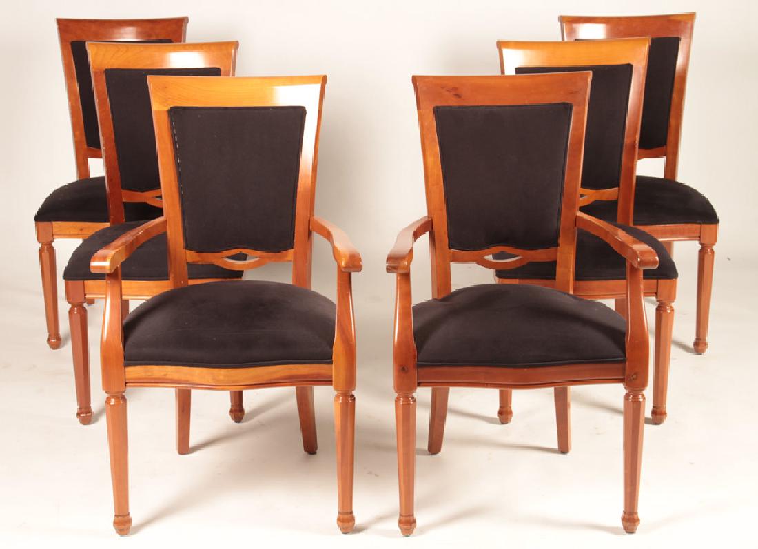 SET 6 BIEDERMEIER STYLE DINING CHAIRS (1 of 6)