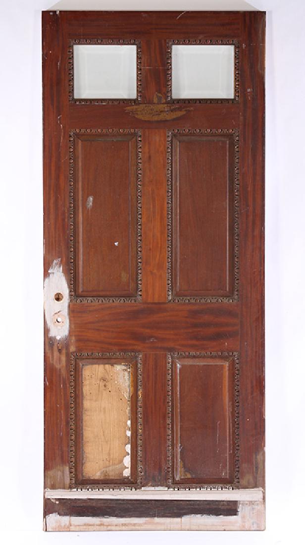 CARVED WALNUT DOOR CIRCA 1900 (1 of 4)