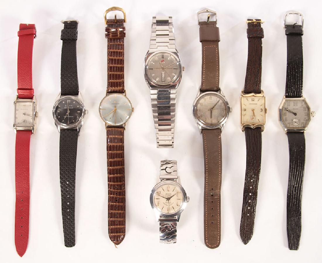8 VINTAGE WATCHES INCLUDING GRUEN, BULOVA C.1940 (1 of 7)
