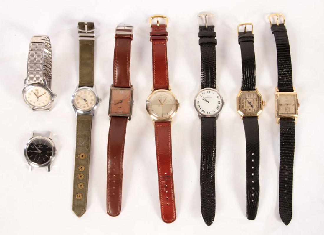 8 VINTAGE WATCHES BULOVA HAMILTON WALTHAM 1940 (1 of 7)