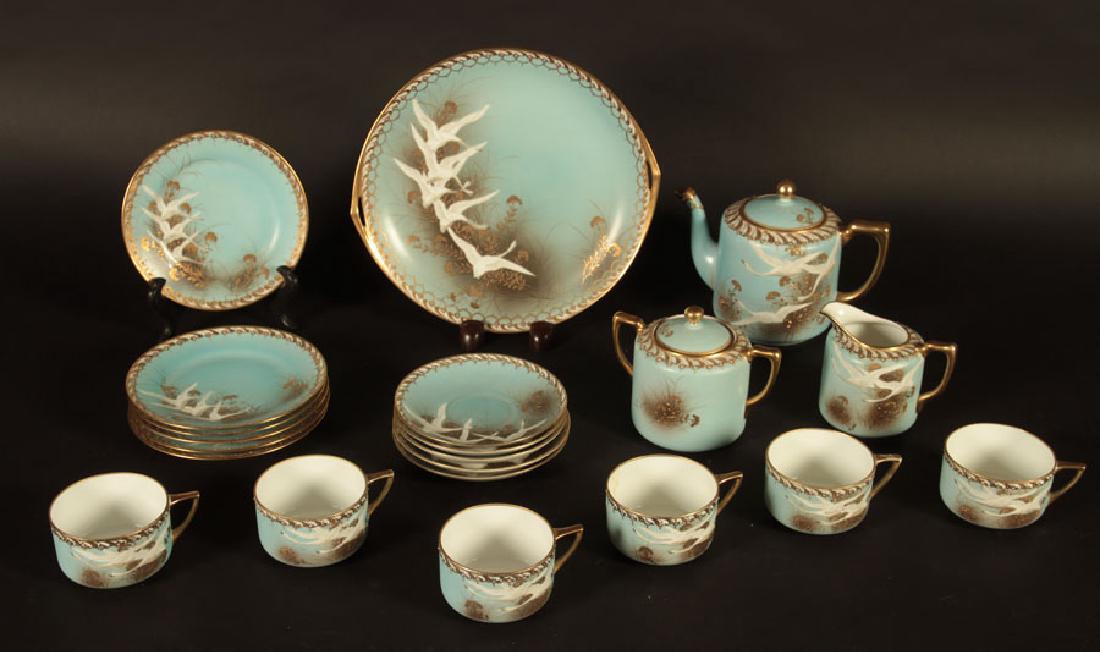 HANDPAINTED 21 PIECE NIPPON TEA SERVICE C.1940 (1 of 7)