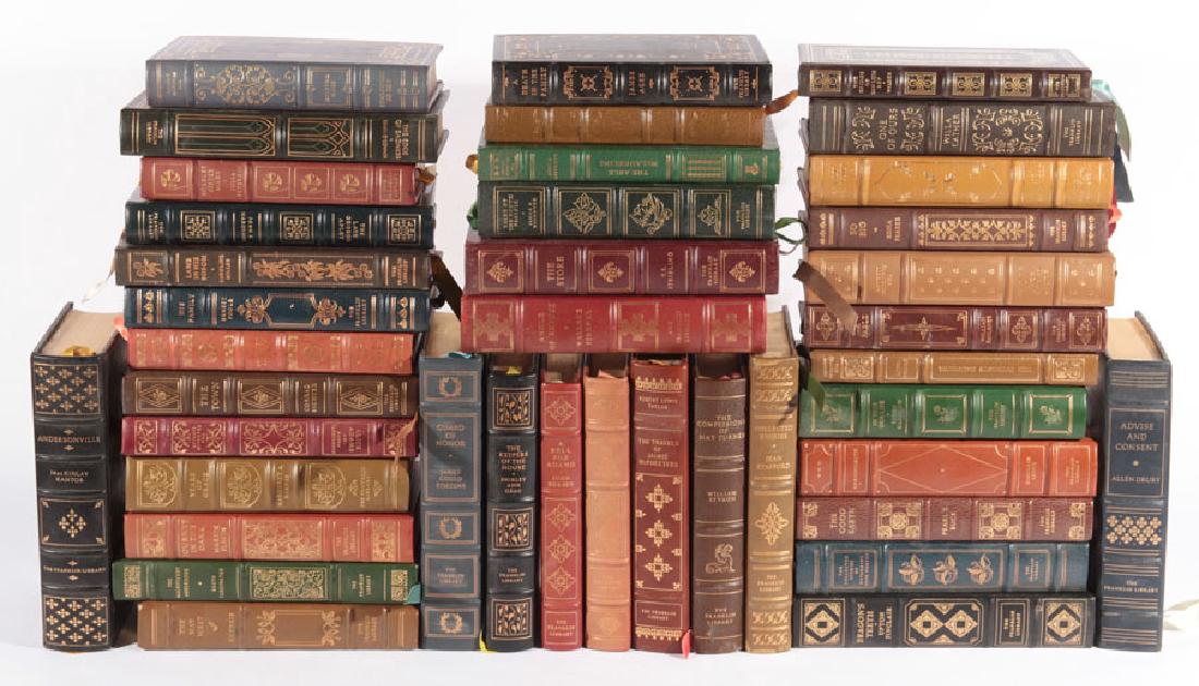 COLLECTION OF 40 FRANKLIN LIBRARY LEATHER BOUND BOOKS (1 of 6)