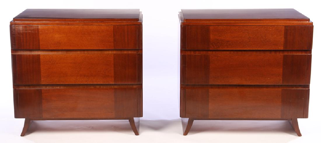 PAIIR OF SAMUEL MARX STYLE CHEST OF DRAWER C 1950 (1 of 6)