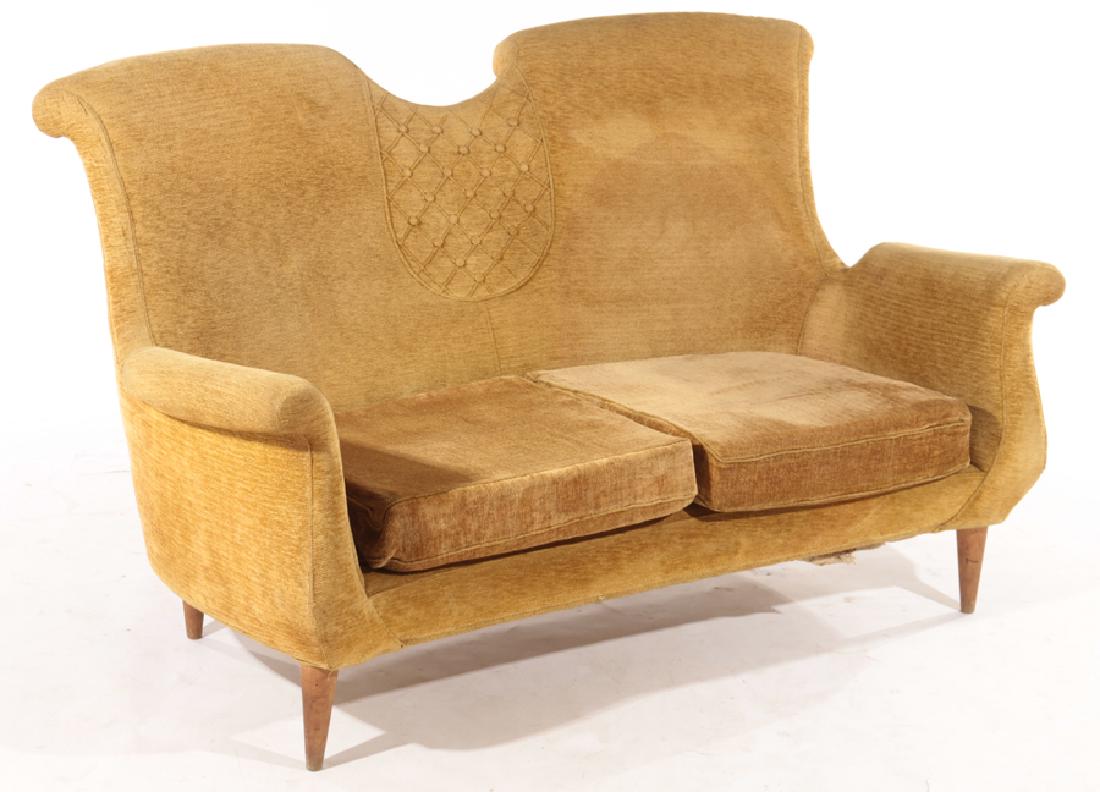 ITALIAN FEDERICO MUNARI LOVE SEAT 1960 (1 of 5)