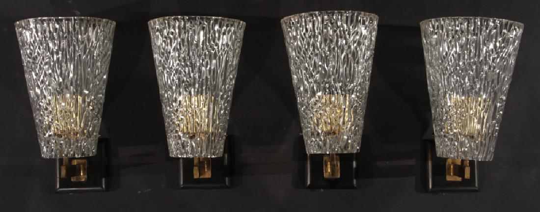 SET OF 4 ITALIAN MID CENTURY MODERN SCONCES 1970 (1 of 4)